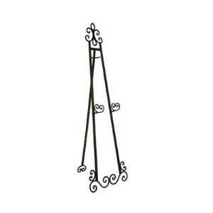 black-scroll-iron-easel-56-tall